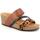 Schoenen Dames Leren slippers Grunland DSG-CB3060 Brown