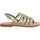 Schoenen Dames Sandalen / Open schoenen Spartiates Phoceennes 5lc Cuir Millenium Femme Or Goud