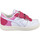 Schoenen Kinderen Sneakers Diadora Magic Basket Low Cuir Simili Enfant Pink Roze