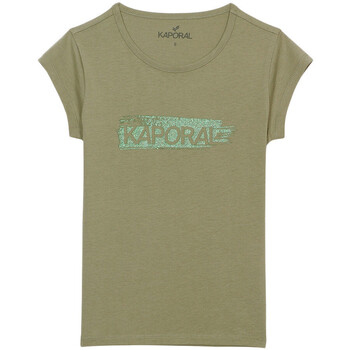 Textiel Meisjes T-shirts korte mouwen Kaporal  Groen