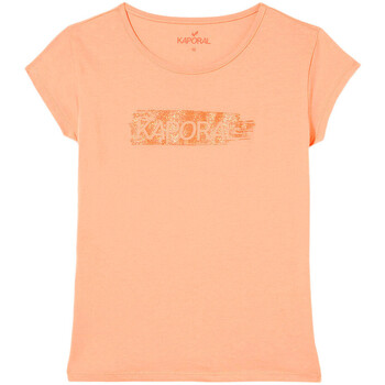 Textiel Meisjes T-shirts korte mouwen Kaporal  Orange