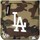Tassen Handtassen kort hengsel New-Era LA Dodgers Woodland Brown