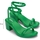 Schoenen Dames Sandalen / Open schoenen Melissa Shiny Heel II AD - Green Groen