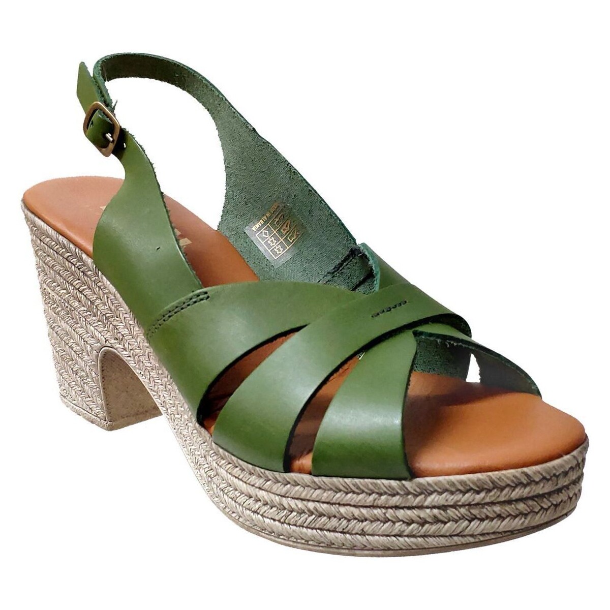 Schoenen Dames Sandalen / Open schoenen Elue par nous Neffraction Groen