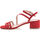 Schoenen Dames Sandalen / Open schoenen Les fées de Bengale sandalen / blootsvoets vrouw rood Rood