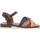 Schoenen Dames Sandalen / Open schoenen Diabolo Studio sandalen / blootsvoets vrouw veelkleurig Multicolour