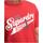 Textiel Heren T-shirts korte mouwen Superdry  Rood