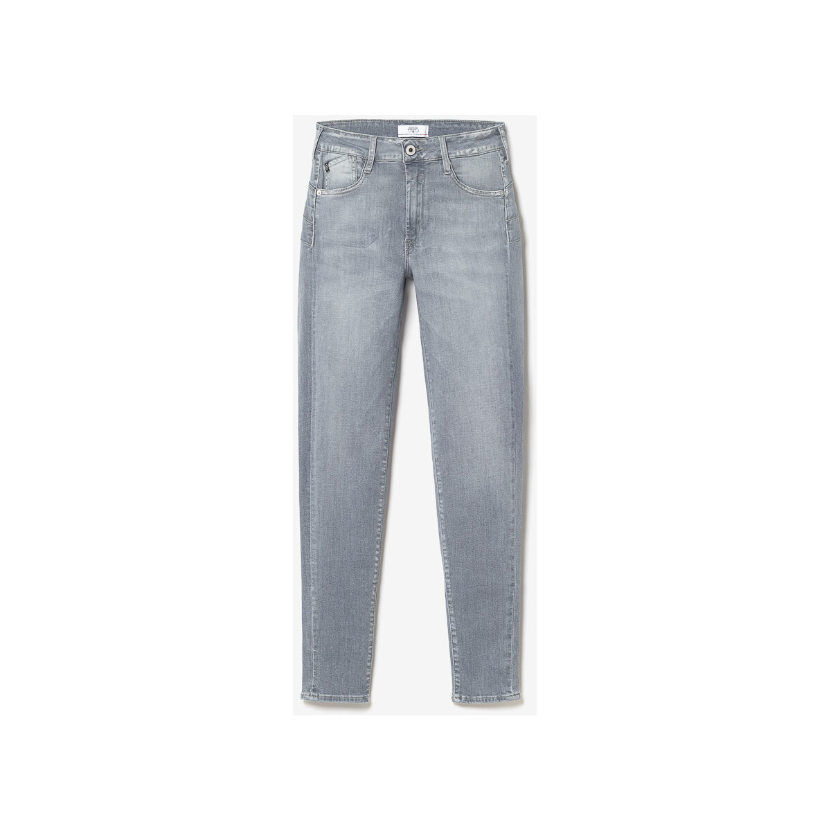 Textiel Dames Jeans Le Temps des Cerises Jeans push-up slim hoge taille PULP, 7/8 Grijs