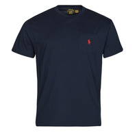 Textiel Heren T-shirts korte mouwen Polo Ralph Lauren T-SHIRT AJUSTE EN COTON Marine / Ink