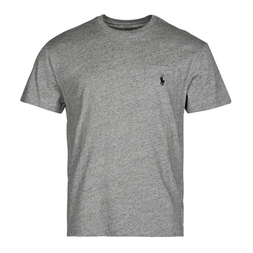 Textiel Heren T-shirts korte mouwen Polo Ralph Lauren T-SHIRT AJUSTE EN COTON Grijs / Chiné