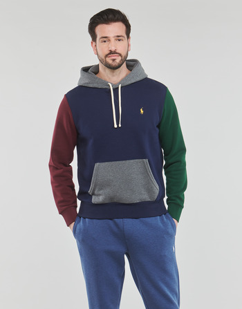 Textiel Heren Sweaters / Sweatshirts Polo Ralph Lauren SWEATSHIRT CAPUCHE EN MOLLETON Multicolour / Marine