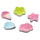 Accessoires Schoenen accessoires Crocs JIBBITZ SQUISH GLITTER ICONS 5 PACK Multicolour