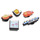 Accessoires Schoenen accessoires Crocs JIBBITZ APRES FOOD AND DRINK 5 PACK Multicolour