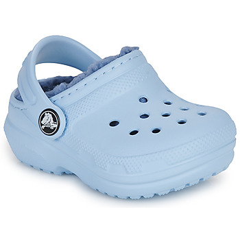 Schoenen Kinderen Klompen Crocs Classic Lined Clog T Blauw