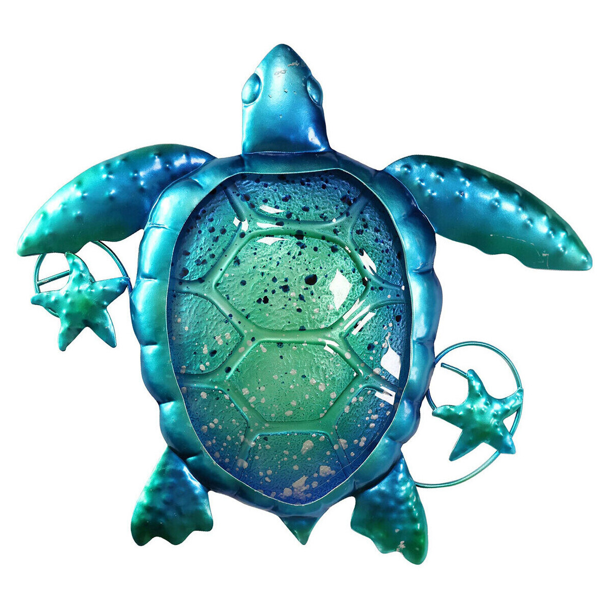 Wonen Beeldjes Signes Grimalt Turtle Wall Ornament Blauw