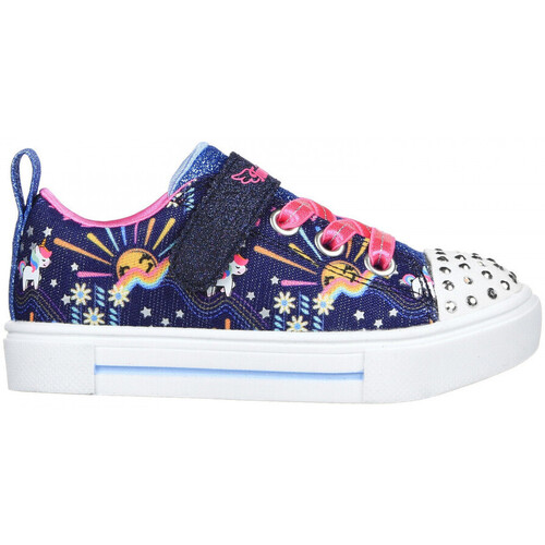 Schoenen Meisjes Sneakers Skechers Twinkle sparks -unicorn sunsh Multicolour