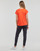 Textiel Dames T-shirts korte mouwen Only ONLKELLY S/S V-NECK TOP BOX CS JRS Orange