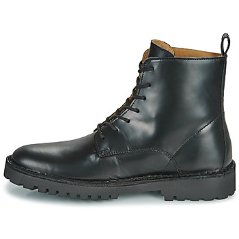 Selected SLHRICKY LEATHER LACE-UP BOOT Zwart