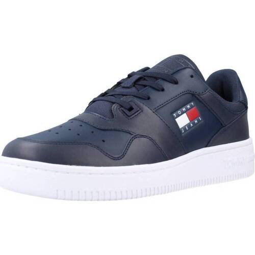 Schoenen Heren Sneakers Tommy Jeans RETRO BASKET TJM ESS Blauw
