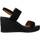 Schoenen Dames Sandalen / Open schoenen Geox D PONZA B Zwart