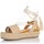Schoenen Dames Sandalen / Open schoenen MTNG BASKETS  53418 Beige