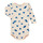 Textiel Kinderen Pyjama's / nachthemden Petit Bateau BODY US ML LOVSCOTCH PACK X3 Marine / Beige / Wit