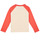 Textiel Jongens T-shirts met lange mouwen Petit Bateau LOCAS Wit / Orange