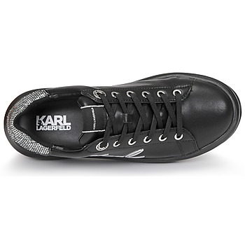 Karl Lagerfeld KAPRI Signia Lace Lthr Zwart / Zilver