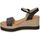 Schoenen Dames Sandalen / Open schoenen D'angela DHF23066 Zwart