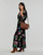 Textiel Dames Lange jurken Desigual POPPY - LACROIX Zwart / Multicolour