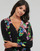 Textiel Dames Lange jurken Desigual POPPY - LACROIX Zwart / Multicolour
