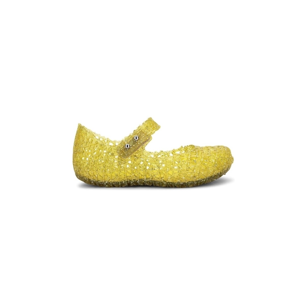 Schoenen Kinderen Sandalen / Open schoenen Melissa MINI  Campana Papel B - Glitter Yellow Geel