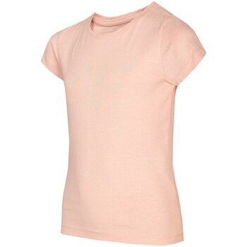 Textiel Meisjes T-shirts korte mouwen 4F HJL22JTSD00565S Orange