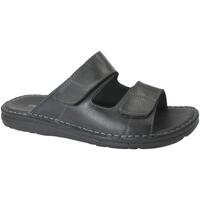Schoenen Heren Leren slippers Grunland GRU-CCC-CI2691-NE Zwart