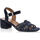 Schoenen Dames Sandalen / Open schoenen Pierre Cardin sandalen / blootsvoets vrouw blauw Blauw