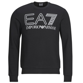 Textiel Heren Sweaters / Sweatshirts Emporio Armani EA7 LOGO SERIES SWEATSHIRT Zwart