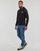 Textiel Heren Sweaters / Sweatshirts Emporio Armani EA7 LOGO SERIES SWEATSHIRT Zwart / Goud