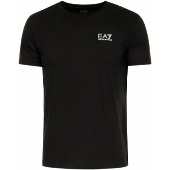 Textiel Heren T-shirts korte mouwen Emporio Armani EA7 8NPT51 PJM9Z Zwart