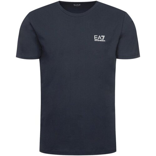Textiel Heren T-shirts korte mouwen Emporio Armani EA7 8NPT51 PJM9Z Blauw