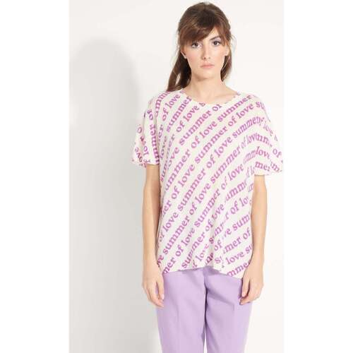 Textiel Dames T-shirts korte mouwen Studio Cashmere8 AVA 10 Multicolour