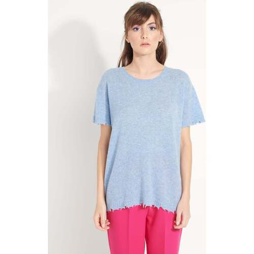 Textiel Dames T-shirts korte mouwen Studio Cashmere8 AVA 6 Blauw