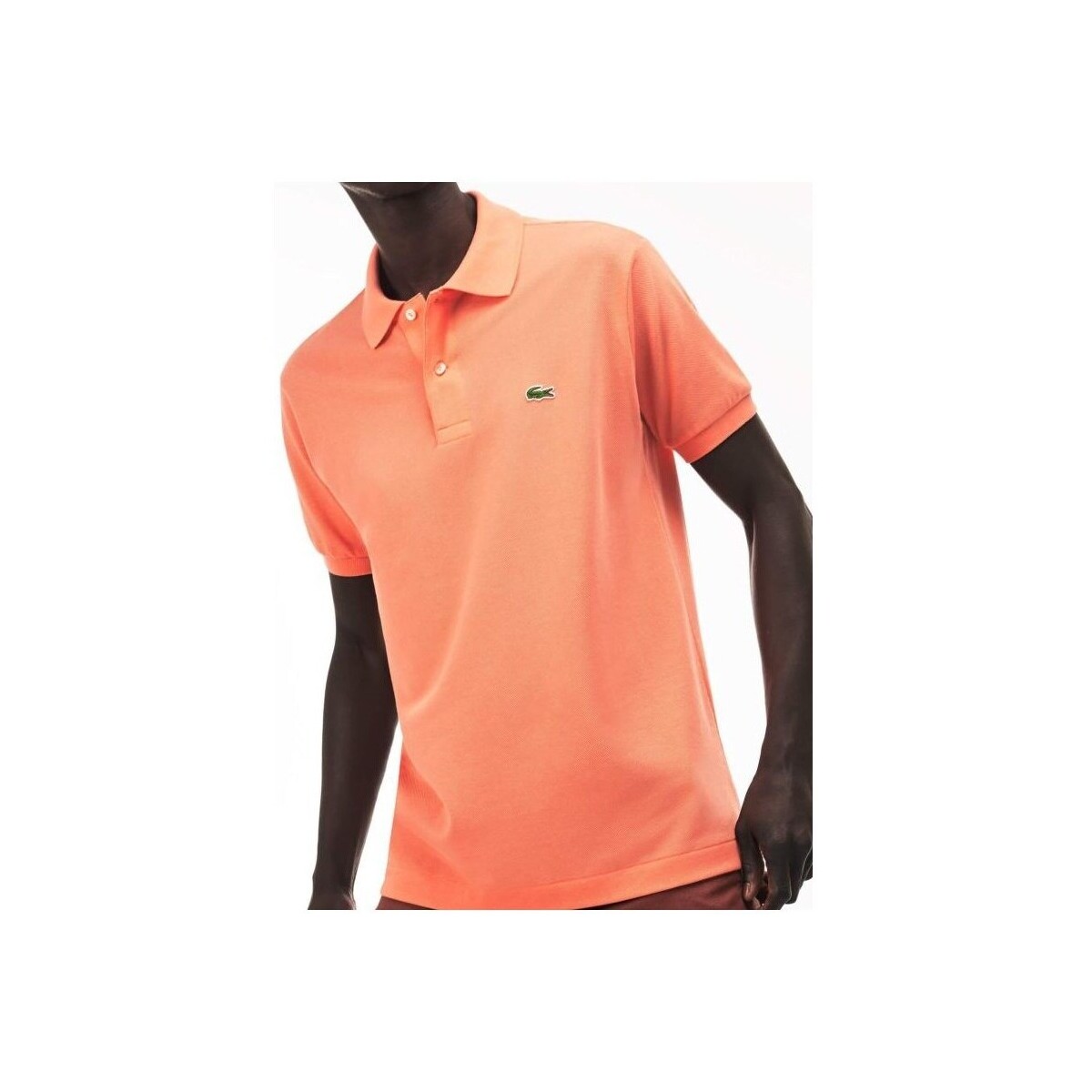 Textiel Heren T-shirts korte mouwen Lacoste D121200NU1 Orange