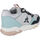 Schoenen Dames Sneakers Le Coq Sportif LCS R500 GALET/PASTEL TURQUOISE Multicolour