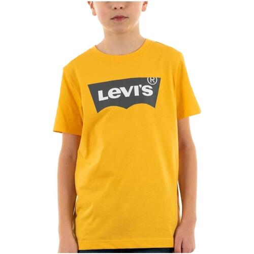 Textiel Jongens T-shirts korte mouwen Levi's  Geel