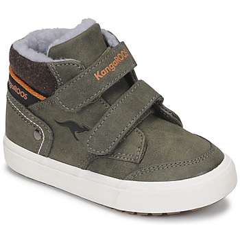 Schoenen Kinderen Hoge sneakers Kangaroos KaVu Primo V Kaki / Orange