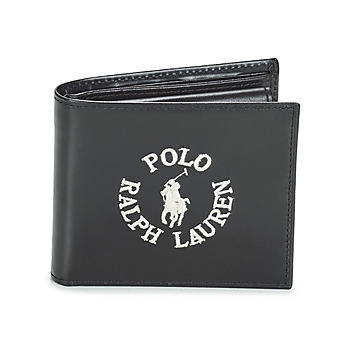 Tassen Portefeuilles Polo Ralph Lauren BLFLD W/COIN-WALLET-MEDIUM Zwart / Pony