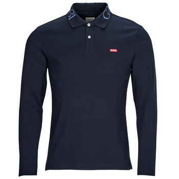 Textiel Heren Polo's lange mouwen Guess OLIVER LS POLO Marine