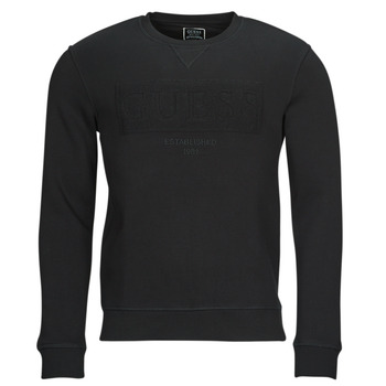 Textiel Heren Sweaters / Sweatshirts Guess BEAU CN SWEATSHIRT Zwart