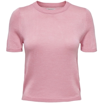 Textiel Dames Sweaters / Sweatshirts Only Vilma - Tickled Pink Roze