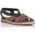 Schoenen Dames Sandalen / Open schoenen Interbios BASKETS  2202 Brown